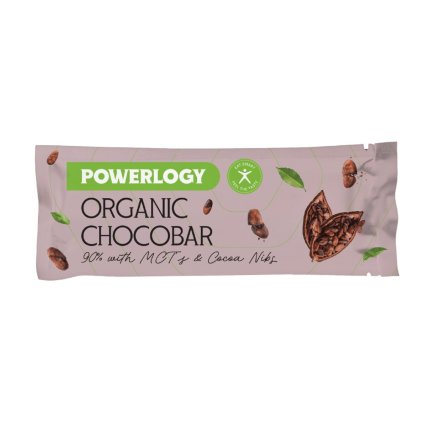 Bio Schokoriegel 50 g, 90%, Powerlogy