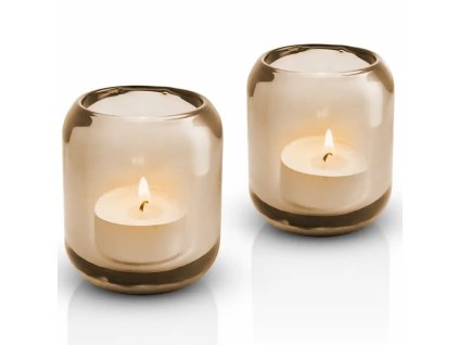 Teelichthalter ACORN, 2er-Set, Haselnussbraun, Eva Solo