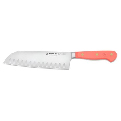 Santoku Messer CLASSIC COLOUR 17 cm, Coral Peach, Wüsthof