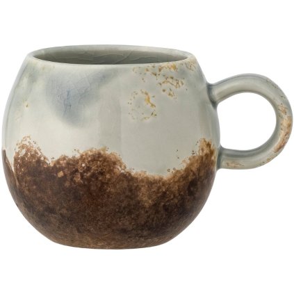 Tasse PAULA 280 ml, braun/grün, Steingut, Bloomingville