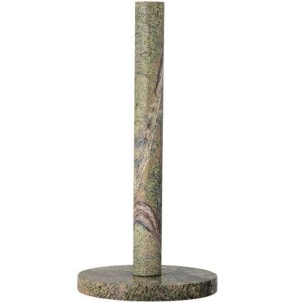 Küchenrollenhalter MARTA 32 cm, grün, Marmor, Bloomingville