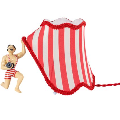 Tischlampe CIRCUS ABATJOUR MAN 26 cm, Multicolor, Harz, Seletti