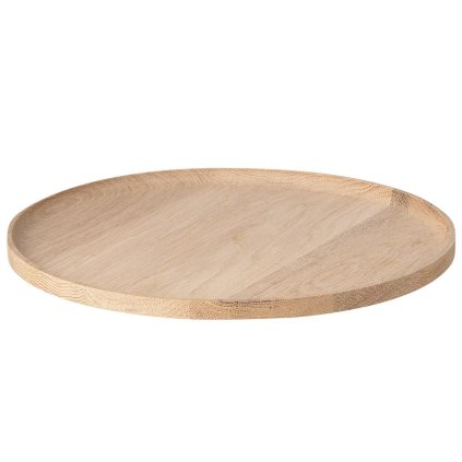 Serviertablett OKU 27,5 cm, braun, Holz, Blomus