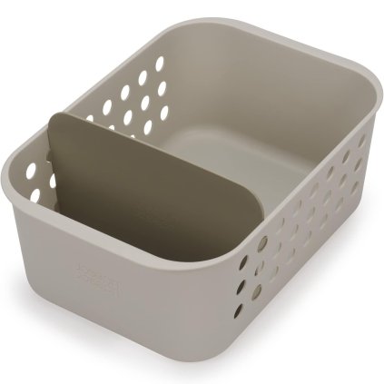 Bad Aufbewahrungskorb EASYSTORE 70587 35 cm, Ecru, Kunststoff, Joseph Joseph