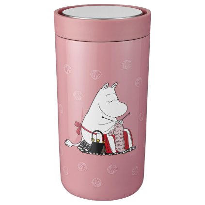 Reisebecher To Go Becher TO GO CLICK MOOMIN 200 ml, rosa, Stelton