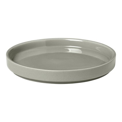 Dessertteller PILAR ⌀ 14 cm, hellgrau, Keramik, Blomus
