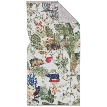Badetuch MENAGERIE 70 x 140 cm, Elfenbein, baumwolle, Moooi