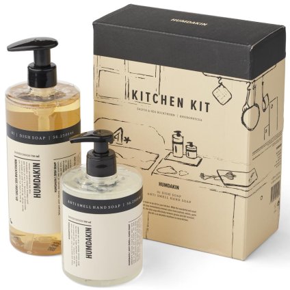 Flüssiges Geschirrspülmittel SALVIA & SEA BUCKTHORN 750 ml, mit Handseife, Humdakin