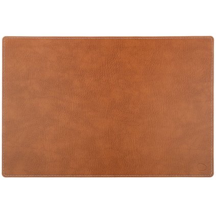 Schreibtischunterlage SQUARE BULL 44 x 64 cm, natur / weiß, leder, LIND DNA