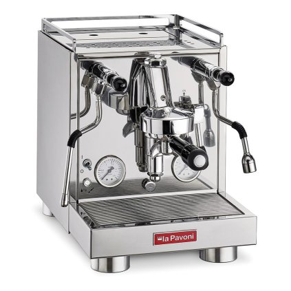 Handhebel Kaffeemaschine CELLINI EVOLUZIONE, semiprofessionell, silber, La Pavoni