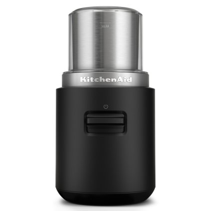 Kaffeemühle 5KBGR111, kabellos, inkl. Akku, matt schwarz, KitchenAid