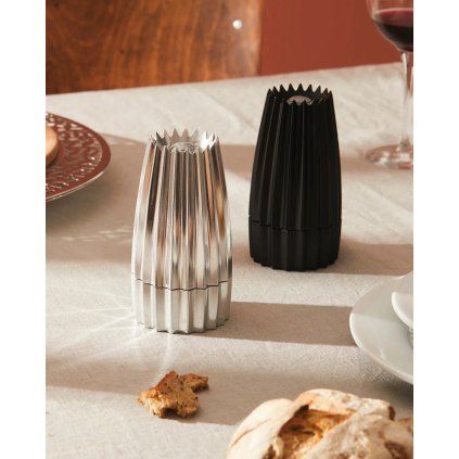 Salzmühle GRIND, Silber, Alessi