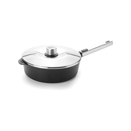 Sauteuse LOGIC PRO XR IND 24 cm, mit Deckel und abnehmbarem Griff, WOLL