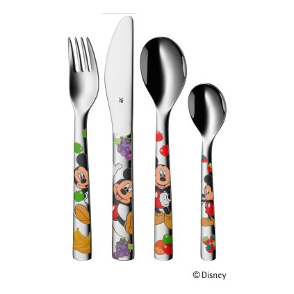 Kinder Besteckset MICKEY MOUSE DISNEY, 4-teilig, WMF