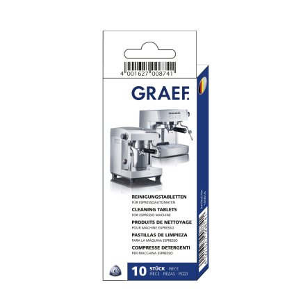 Kaffeemaschinen-Reinigungstabletten, 10 Stück, Graef