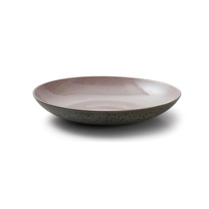 Salatschale 40 cm, grau/rosa, Bitz