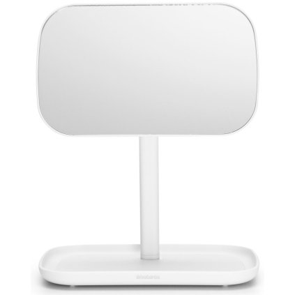 Kosmetikspiegel 28,3 cm, mit Aufbewahrung, weiß, Brabantia