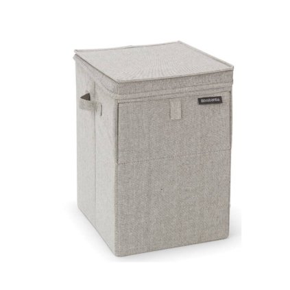 Wäschebox 35 l, stapelbar, hellgrau, Brabantia