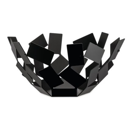 Obstschale LA STANZA DELLO SCIROCCO 27 cm, schwarz, Alessi