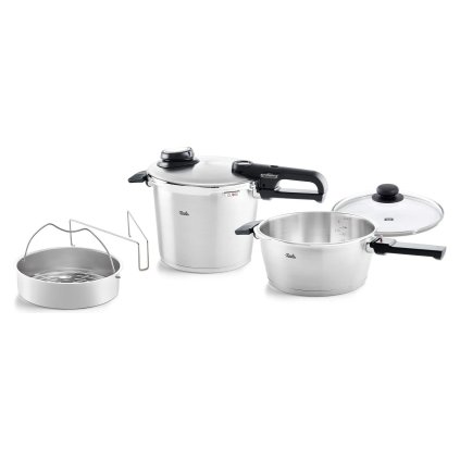 Schnellkochtopf VITAVIT PREMIUM, 2er-Set, 6 l und 3,5 l, Fissler