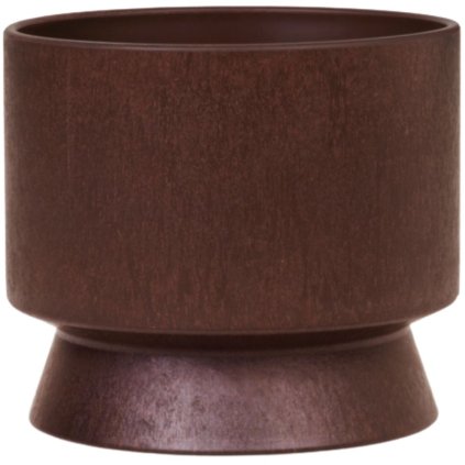 Blumentopf RECYCLED 12 cm, Burgund, Rosendahl
