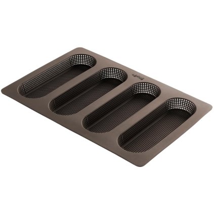 Baguette Backform, Silikon, braun, Lékué