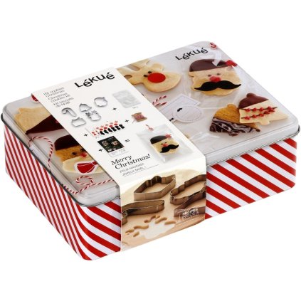 Weihnachten Ausstechformen, Geschenkset, Lékué