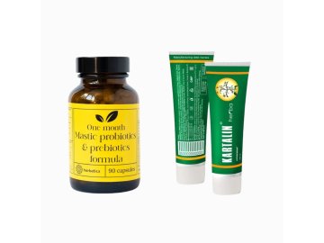 Set na psoriázu - Kartalin krém a Masticha s probiotikami a prebiotikami - Herbatica