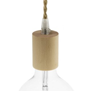 Drevená objímka E27 Wood Elegant