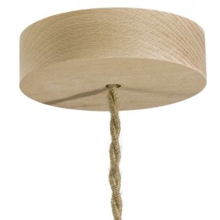 Drevená stropná krytka na luster Ø120mm