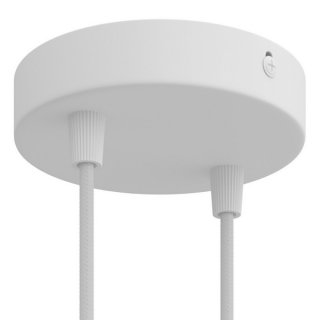 Kovová stropná krytka na luster Ø120mm - s dvoma otvormi