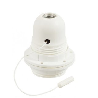 Plastová E27 objímka s ťahovým vypínačom Pull Switch Lampshade