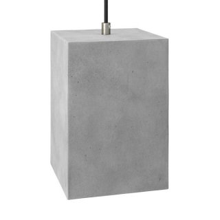 Betónový luster E27 Cube