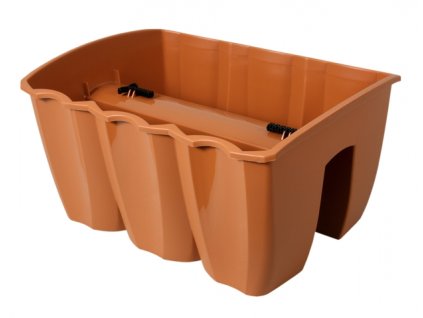 Truhlík CROWN na zábradlí plastový 39x28cm