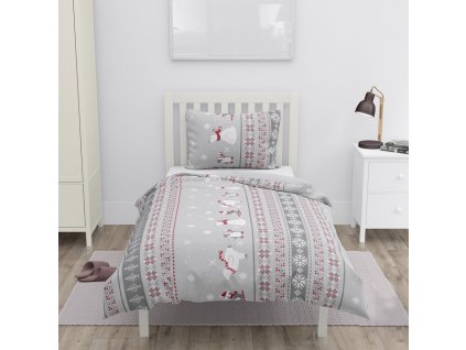 HOME ELEMENTS Povlečení 140*200 + 70*90, zlaté