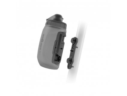 Set láhve Fidlock TWIST tmavá 450ml - základna na rám
