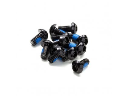 Šrouby na kotouče Reverse steel M5x10mm TORX 25 12ks - černé