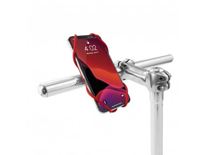Držák na mobi BONE  Bike Tie 3 - červený