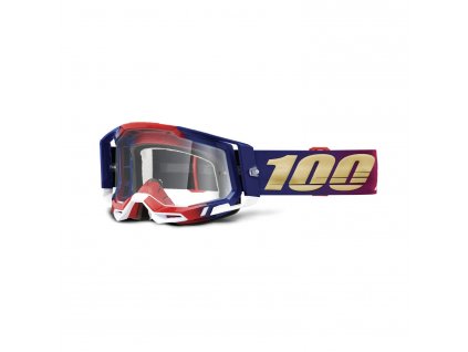 Brýle 100% RACECRAFT 2 Goggle - United - Clear Lens
