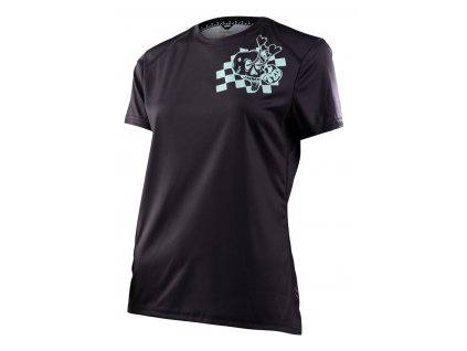 Dámský cyklistický dres Troy Lee Designs Lilium Micayla Gatto - Black