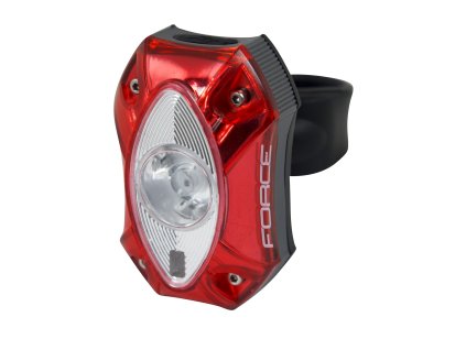 Zadní světlo FORCE RED, 1 CREE LED 60LM, USB
