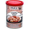 Max Deluxe Dog Kostky libové svaloviny konzerva pro psy 400g