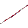 Nobby STYLE vodítko přepínací červené nylon M-L 2m 20mm