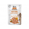 Brit Care Cat Fillets in Gravy Kitten Savor.Salmon 85g