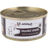 ALL ANIMALS konzerva pro psy hovězí steak 100g