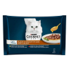 Gourmet Perle kapsičky Gravy Delight hovězí a kuře 4x85g