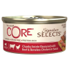 Konzerva Wellness Core Cat Selects Chunky kuře s hovězím v omáčce 79g