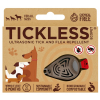 TICKLESS ECOPET Ultrazvukový odpuzovač klíšťat a blech pro psy Hnědá