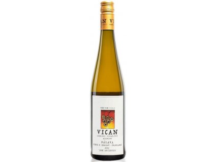 Pálava Pod Mušlovem 2022, výběr z hroznů, VICAN, polosladké