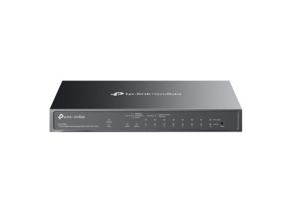 TP-Link Omada ES210GMP síťový přepínač Řízený Gigabit Ethernet (10/100/1000) Podpora napájení po Ethernetu (PoE) Černá